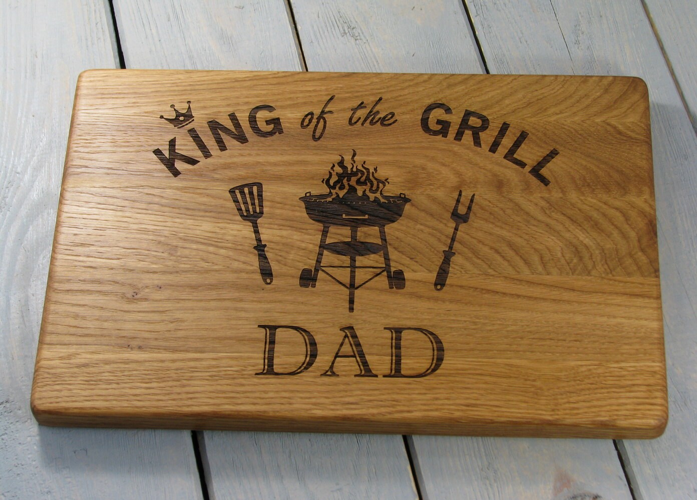 Fathers Day Gift King of the Grill Dad Gift Father's
