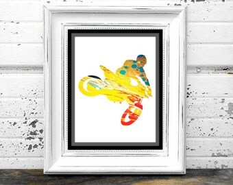 Bike Prints,#DirtBike,#Supercross,#Motorcross,#Arenacross,#Ride,#Offroad,#Dirt,#Garage,#Mancave,#PrintableArt, #Artwork,#GraphicArt,#Yellow