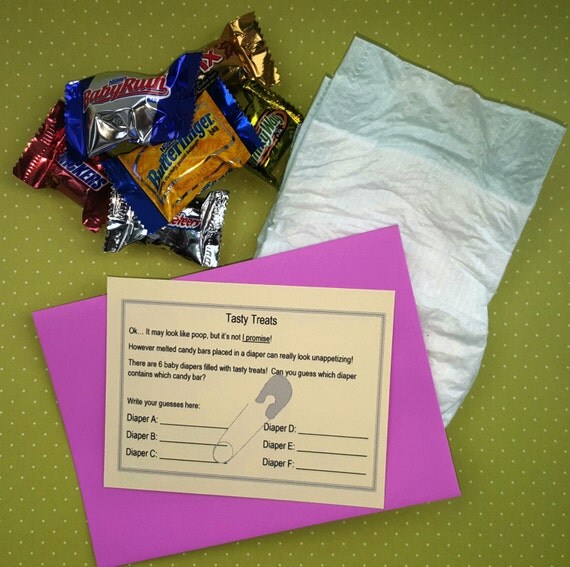 Tasty Treats Aka the Poopy Diaper Game by TheBabyShowerInABox