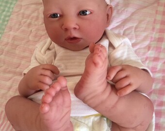 Berenguer La Newborn Reborn Full Body Silicone Preemie Fake Baby Doll Girl