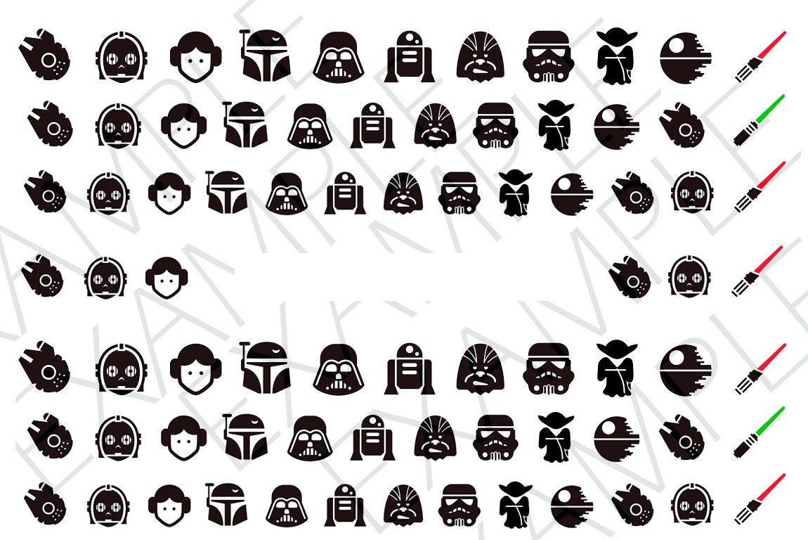 star wars nail stickers