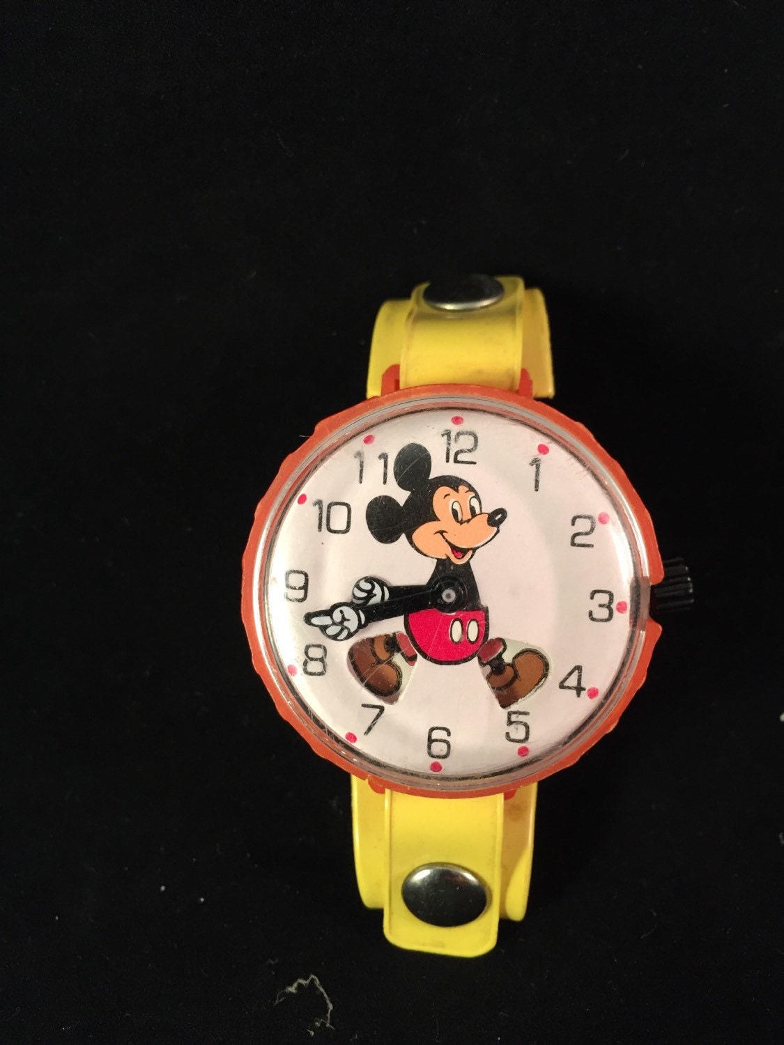 Vingage Disney Marx Mickey Mouse watch from 1976 by LuigisGiftShop