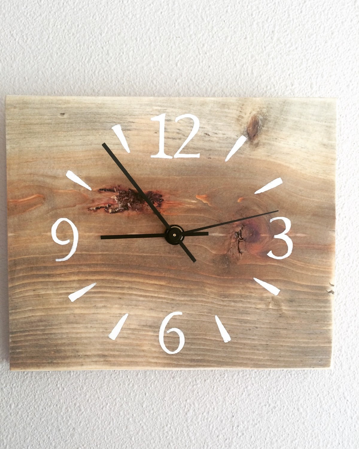 Rustic Barn Wood Clock