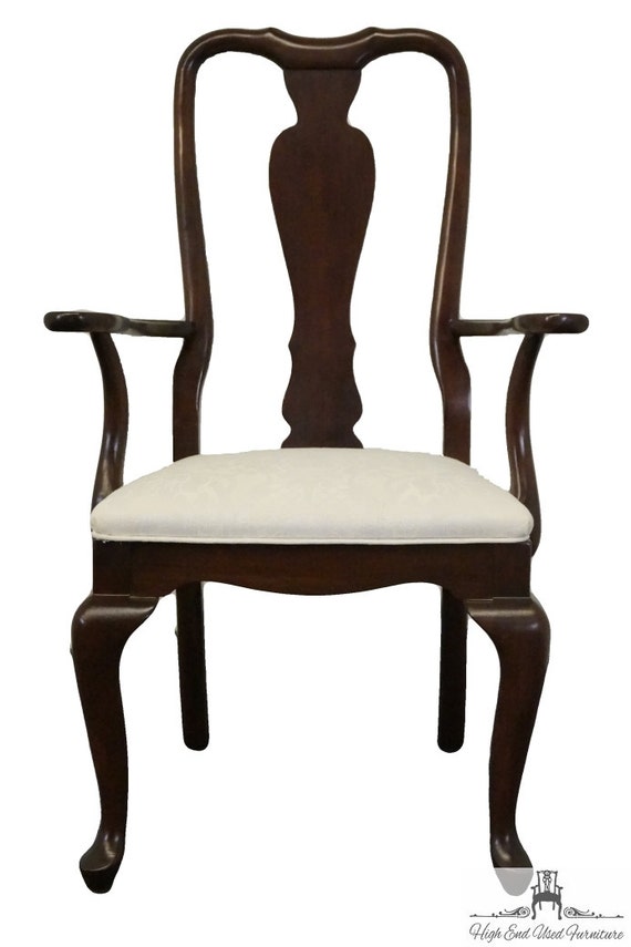 ETHAN ALLEN Georgian Court Queen Anne Arm Chair 11-6400A