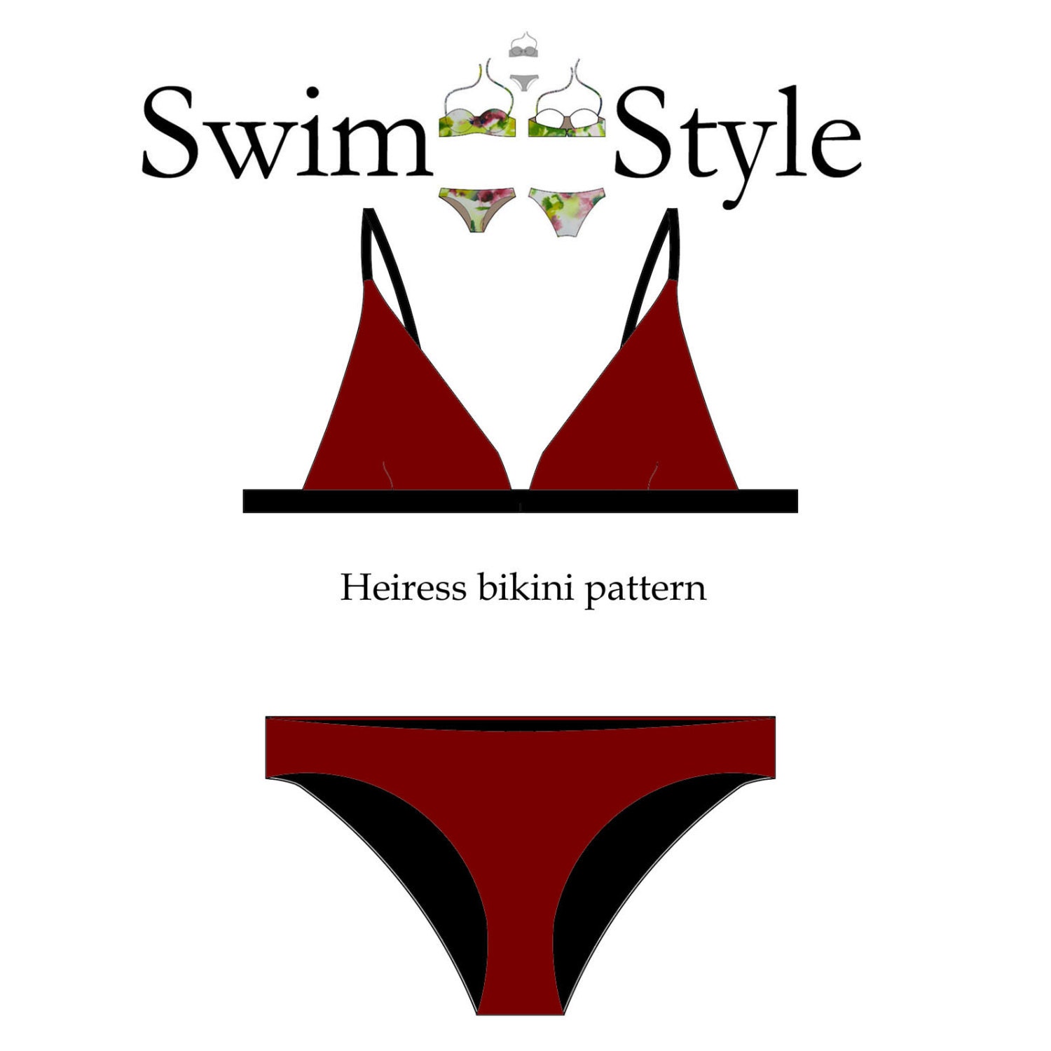 Heiress Women S Bikini Sewing Pattern