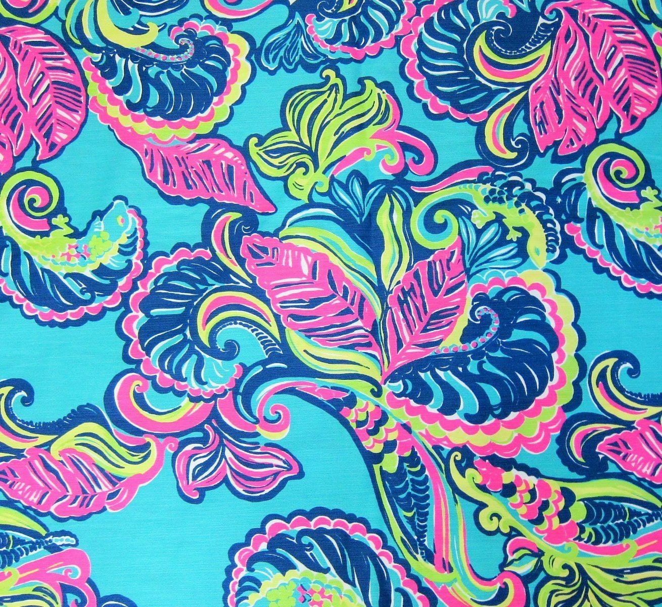 Lilly Pulitzer Fabric Dobby Cotton Private Island