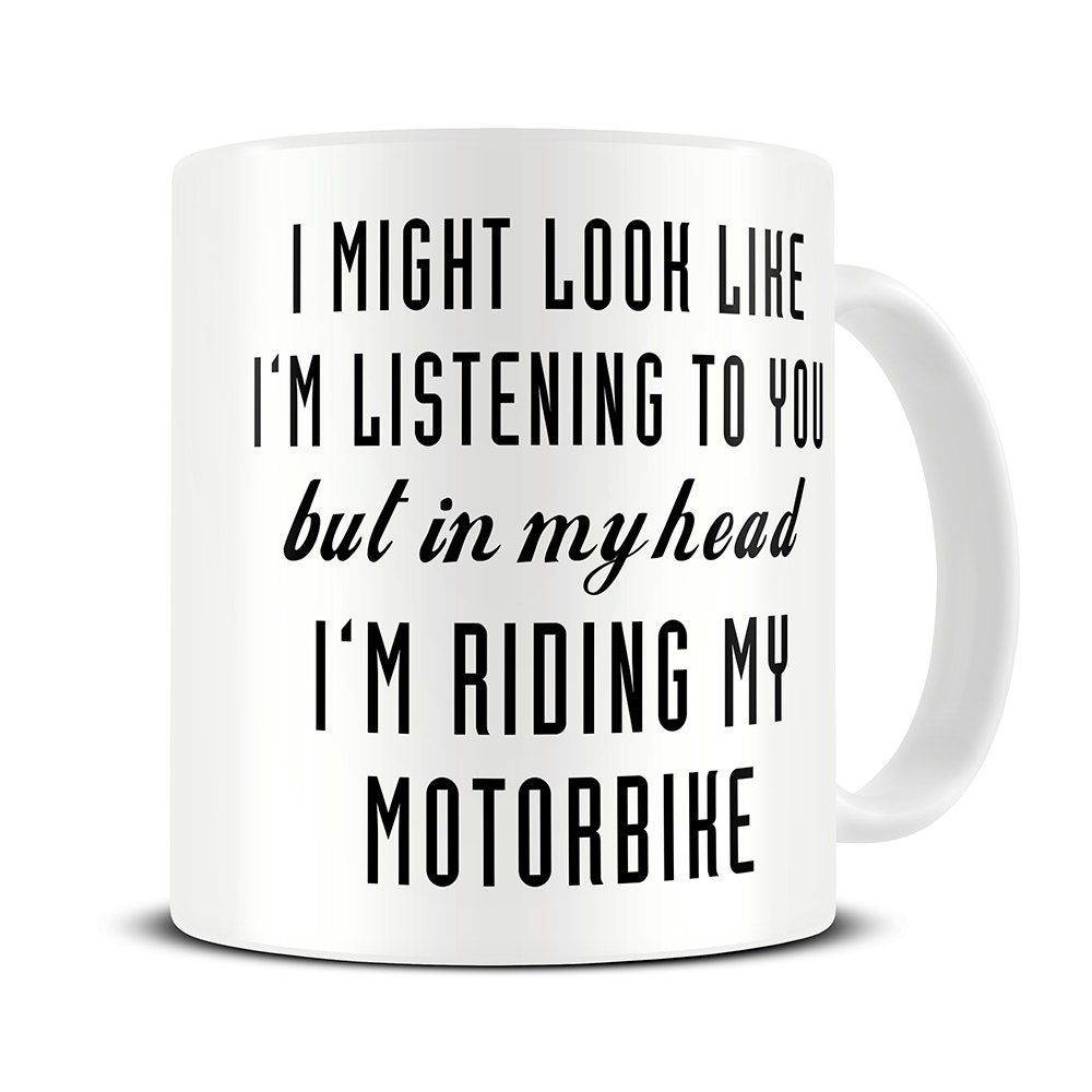 Motorcycle Gifts Motorbike Gifts Motorbike Mug In My