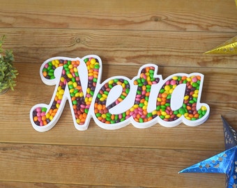 Personal LETTER Candy Dishes - Birthdays letter dishes - Dish Letter - Candy Dishes