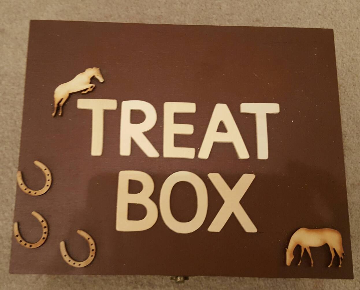 Wooden Horse Treat Box For Horses Treats Childrens Sweets