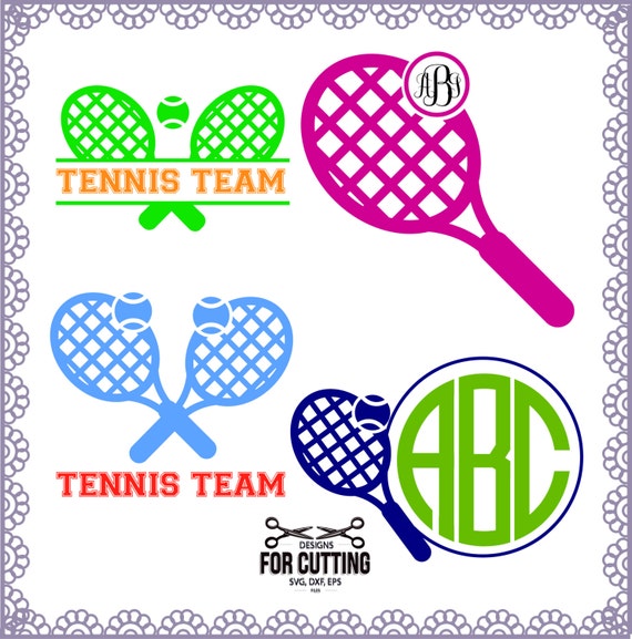 Download TENNIS Racket tennis team cut Files .svg / .eps / .dxf