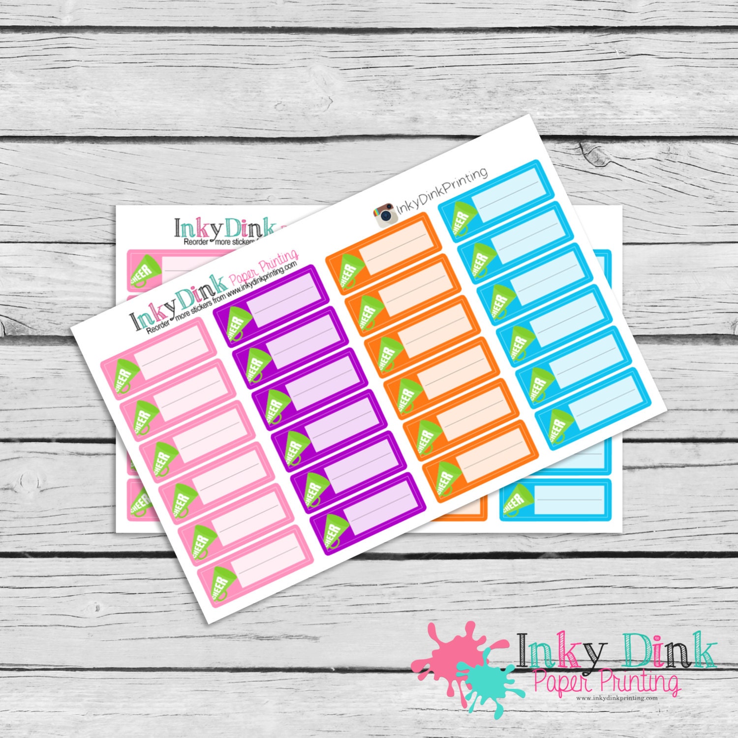 Cheer Practice Schedule Box / Cheer Leading / by InkyDinkPrinting Cheer Practice Schedule Box / Cheer Leading / by InkyDinkPrinting