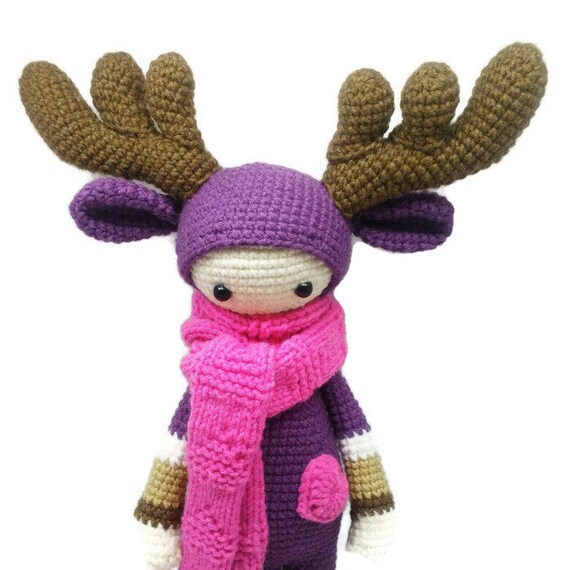 Handmade Crochet Toy Amigurumi Doll Deer by delorukami on Etsy