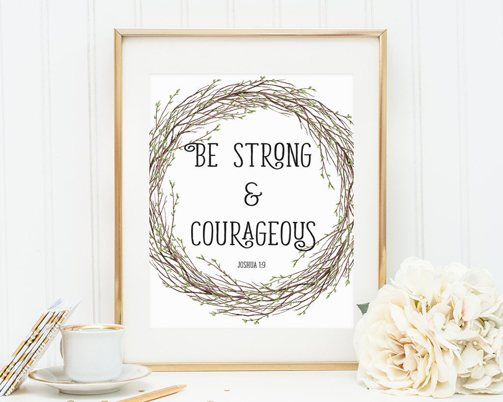 Bible verse Wall Art Printable quote print DIY wall art