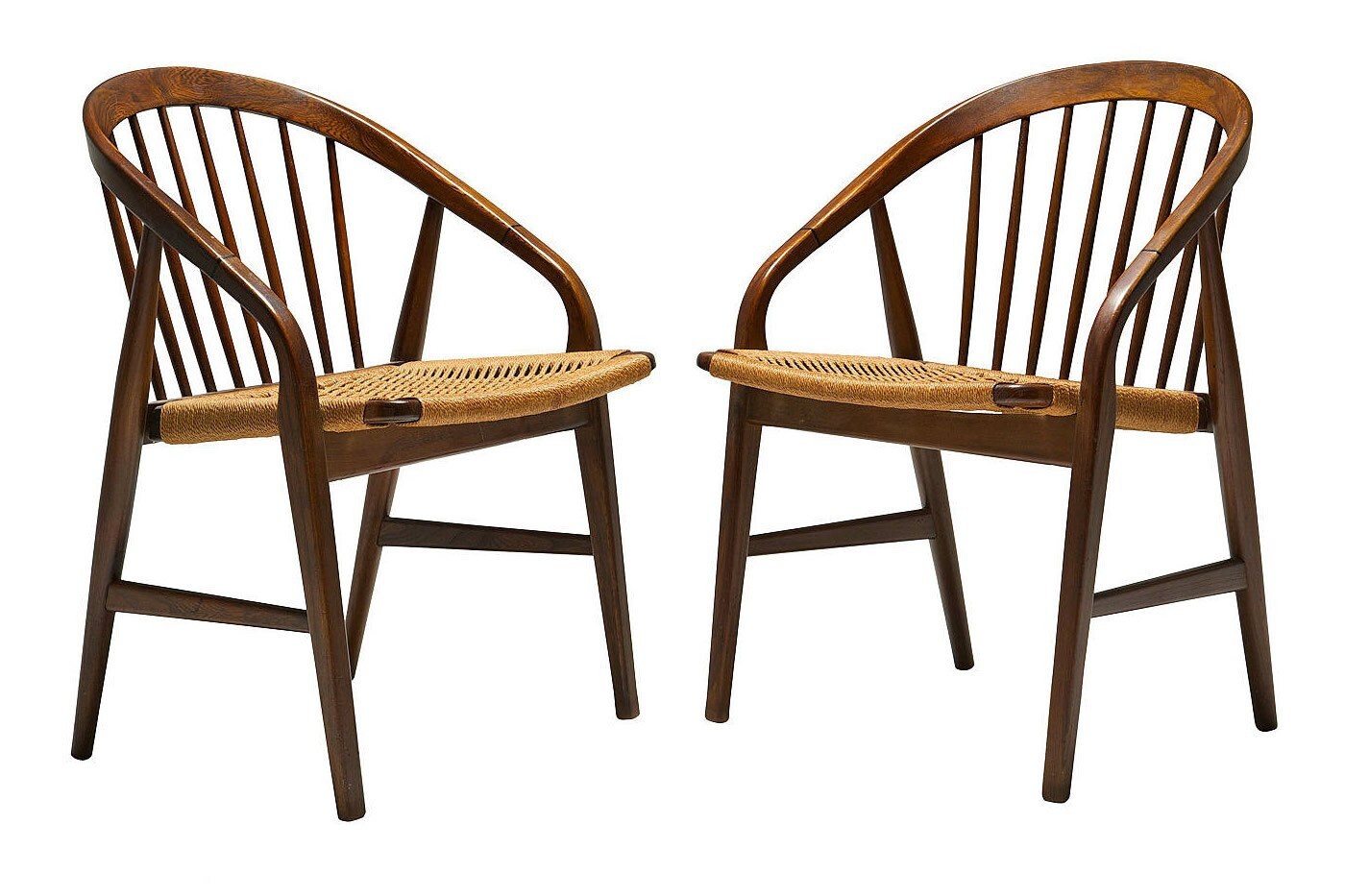 Woven Seat Chairs with Wooden Frame Haute Juice