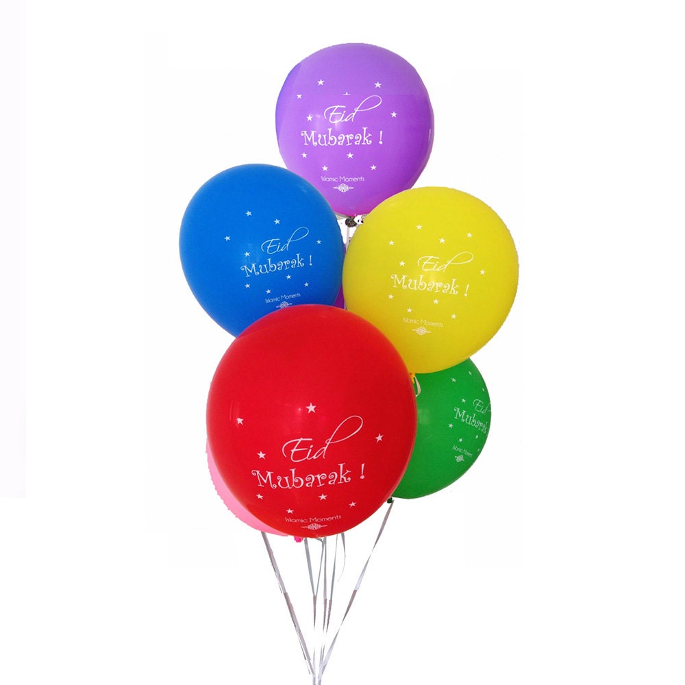 10 large eid mubarak balloons eid decorations multi 10 large eid mubarak balloons eid decorations multi