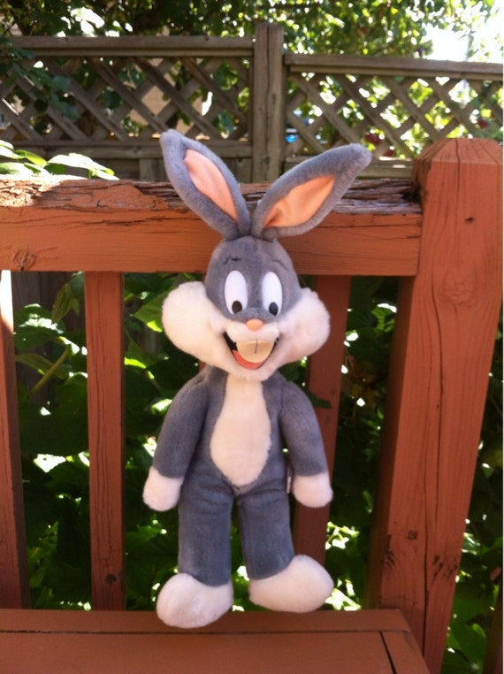 Bugs Bunny Rabbit Plush Toy Warner Bros Characters 1989 made