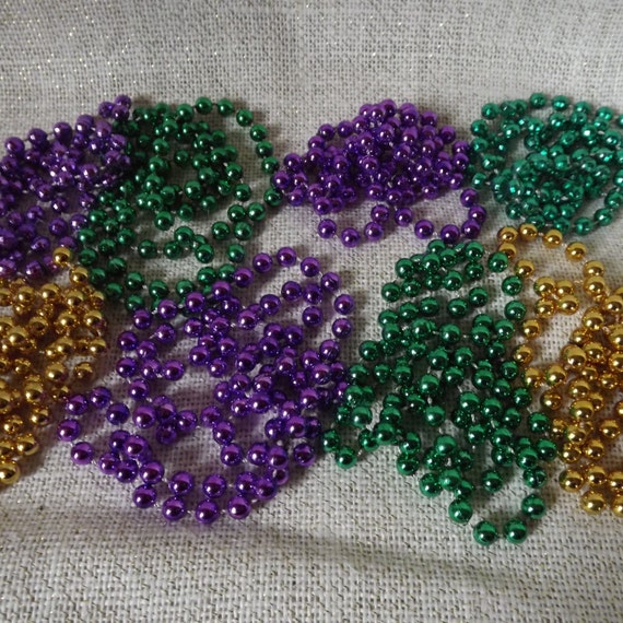 mardi gras beads necklace