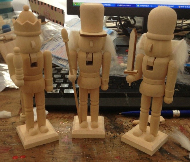 DIY wooden nutcracker kit set 3 in 1