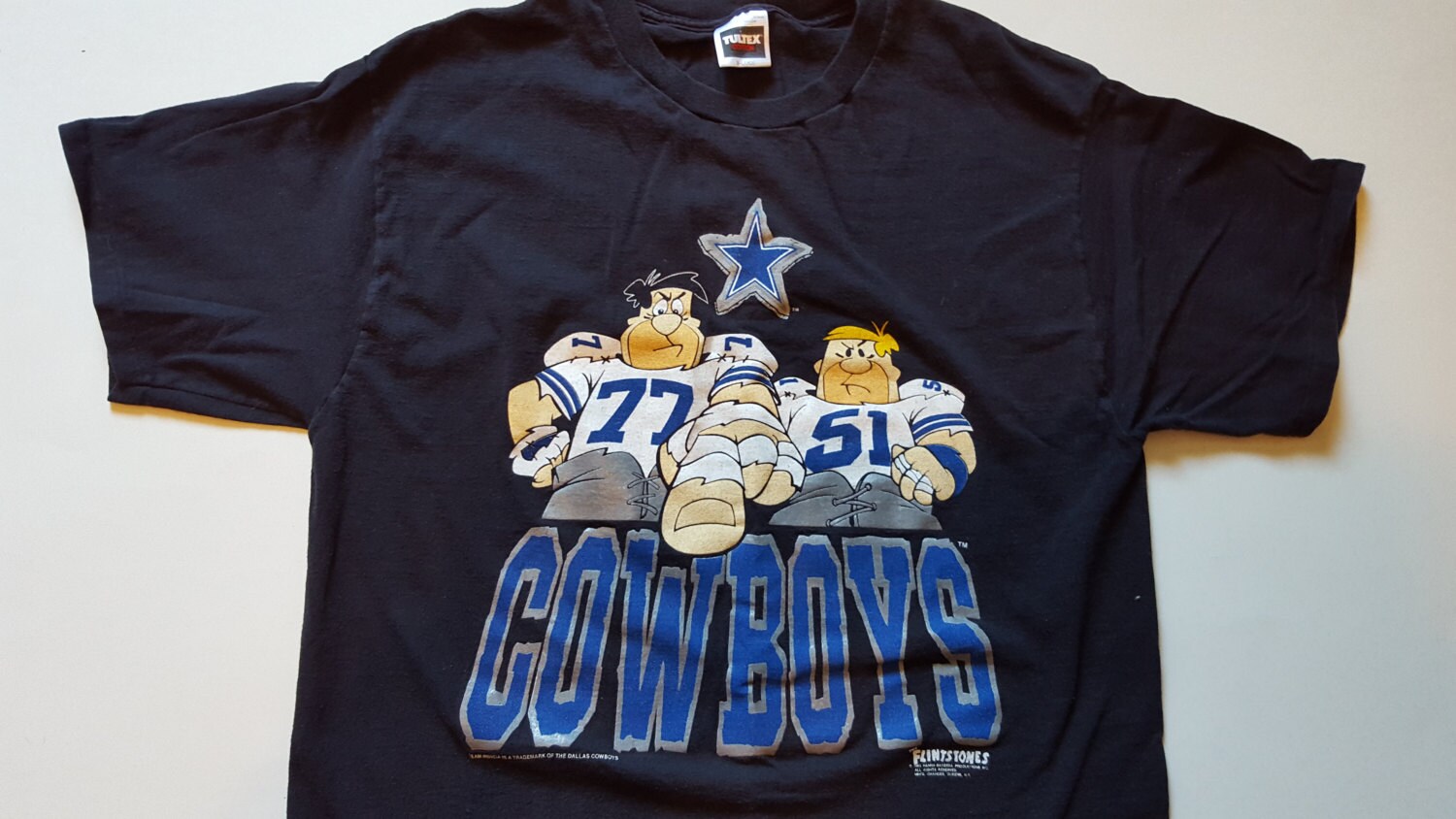 Flintstones Dallas Cowboys 1993 Hanna by GreatLakesGreatFinds