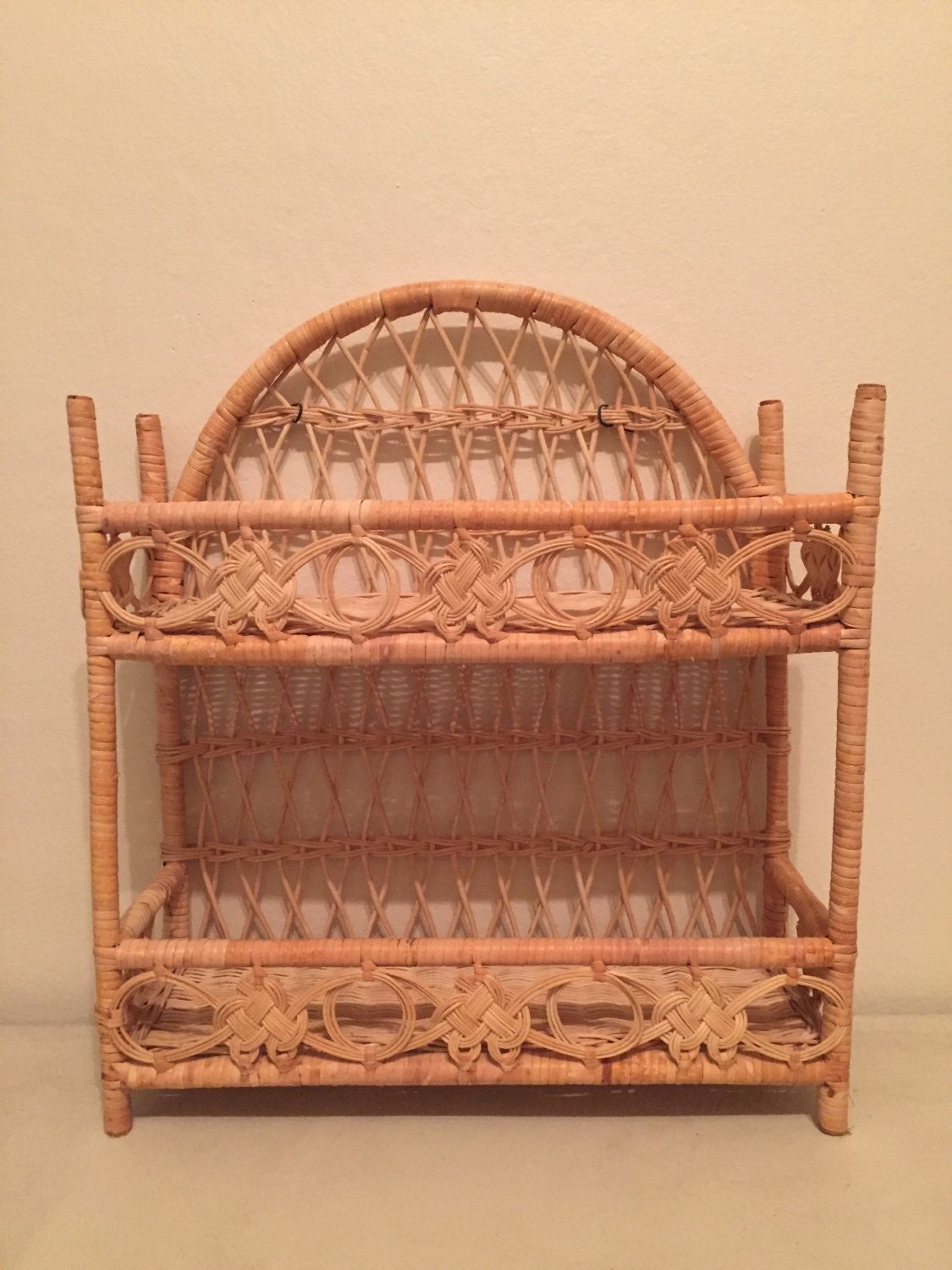 Vintage Rattan Shelves Haute Juice