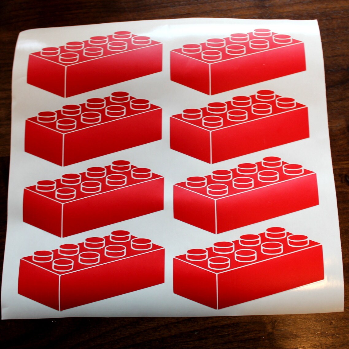 32 Lego block vinyl stickers Lego decal sticker Lego room Lego