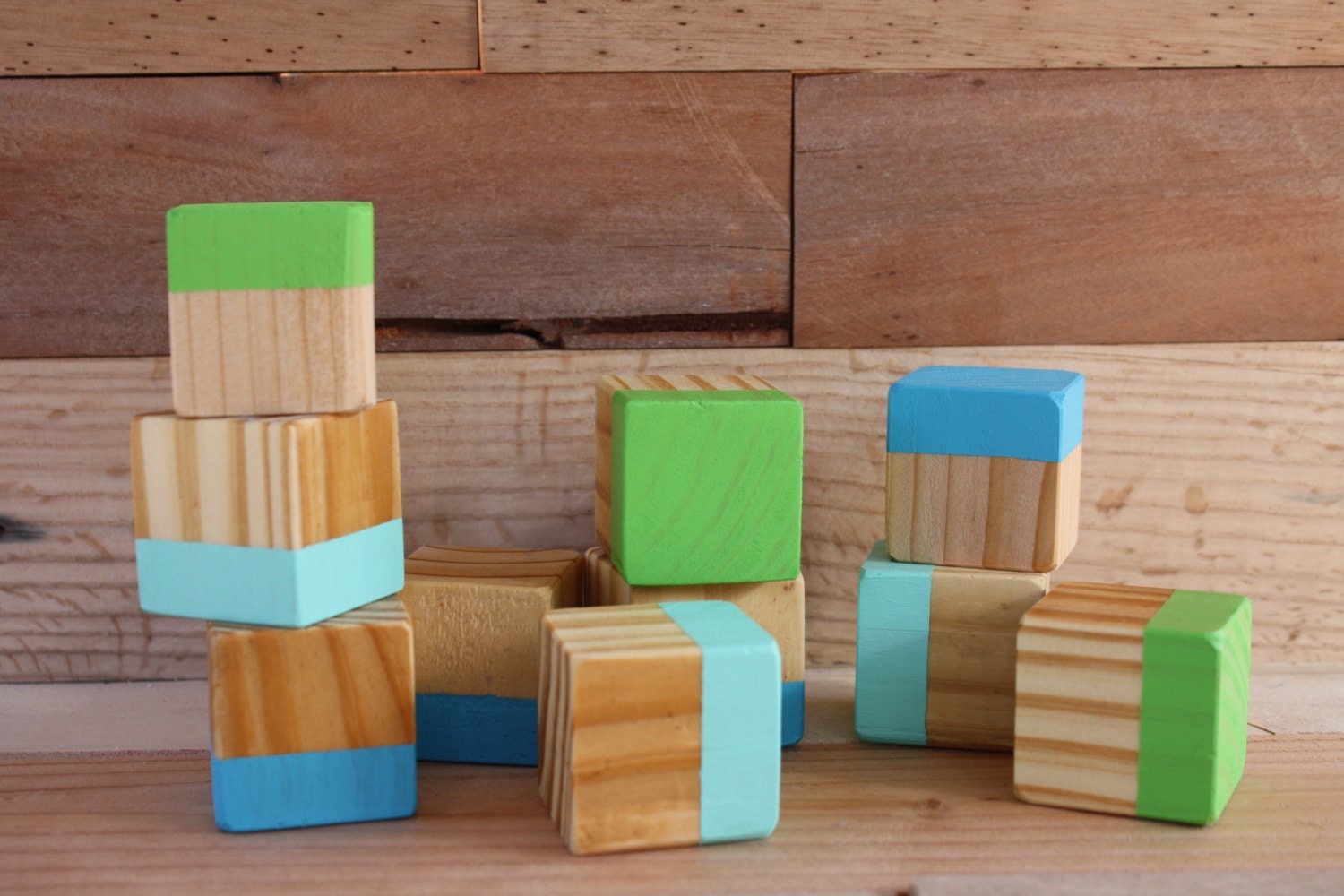 baby gift wooden baby blocks dipped wooden blocks stacking