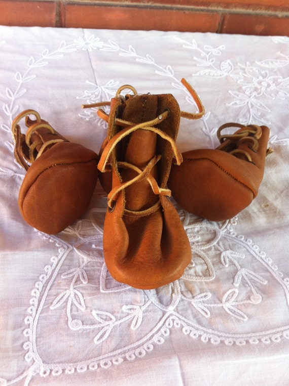 vintage leather booties