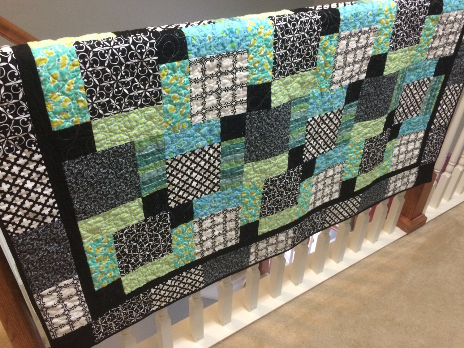 PDF Quilt Pattern Quilt Pattern Lap Quilt by FluffyPuppyQuilts