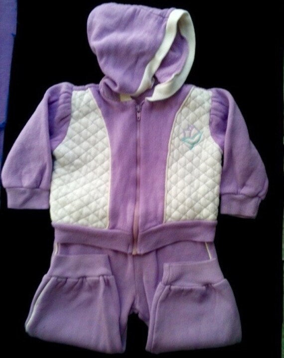 lavender sweatsuit