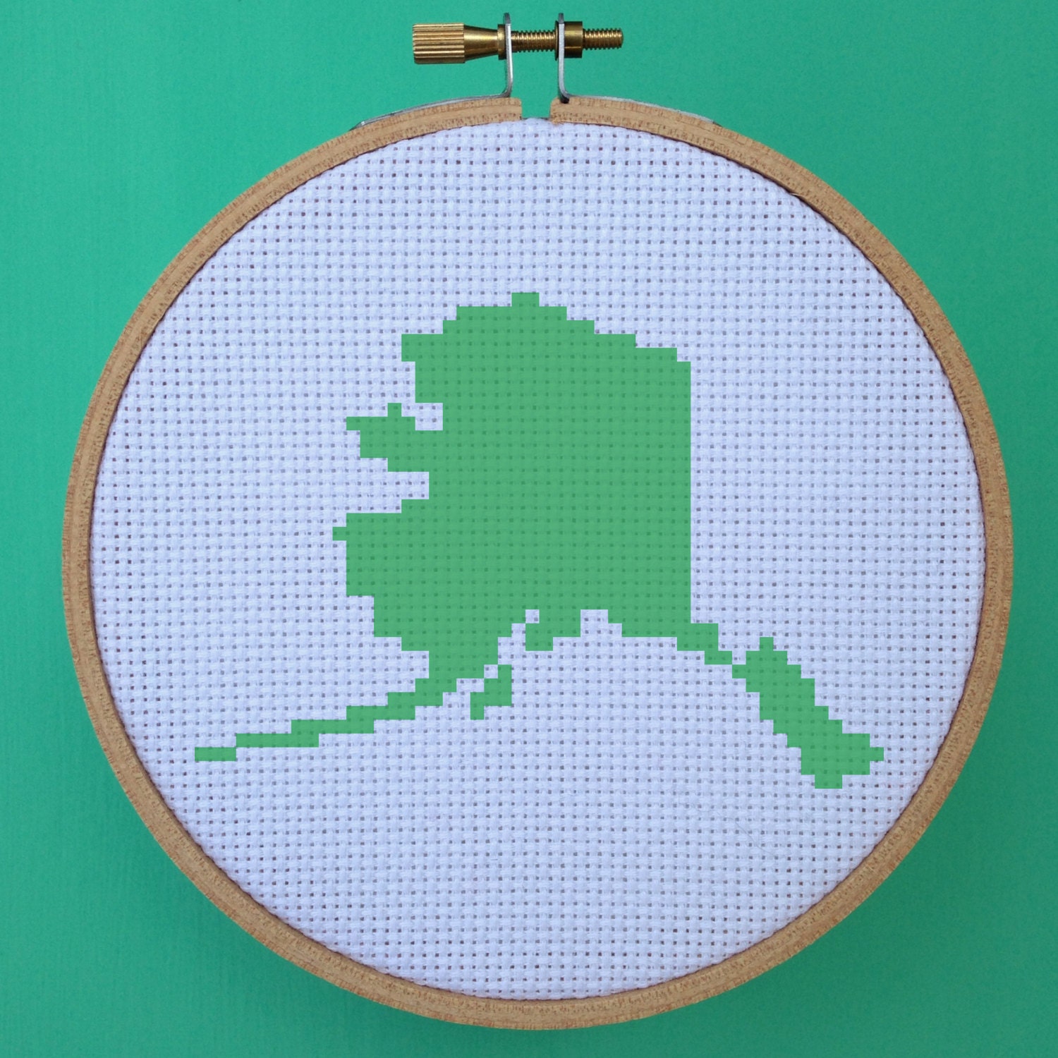 Alaska Cross Stitch Pattern United States by StitchingGarden