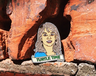 Turtle Time - Ramona Singer / Real House Wives Soft Enamel Pin