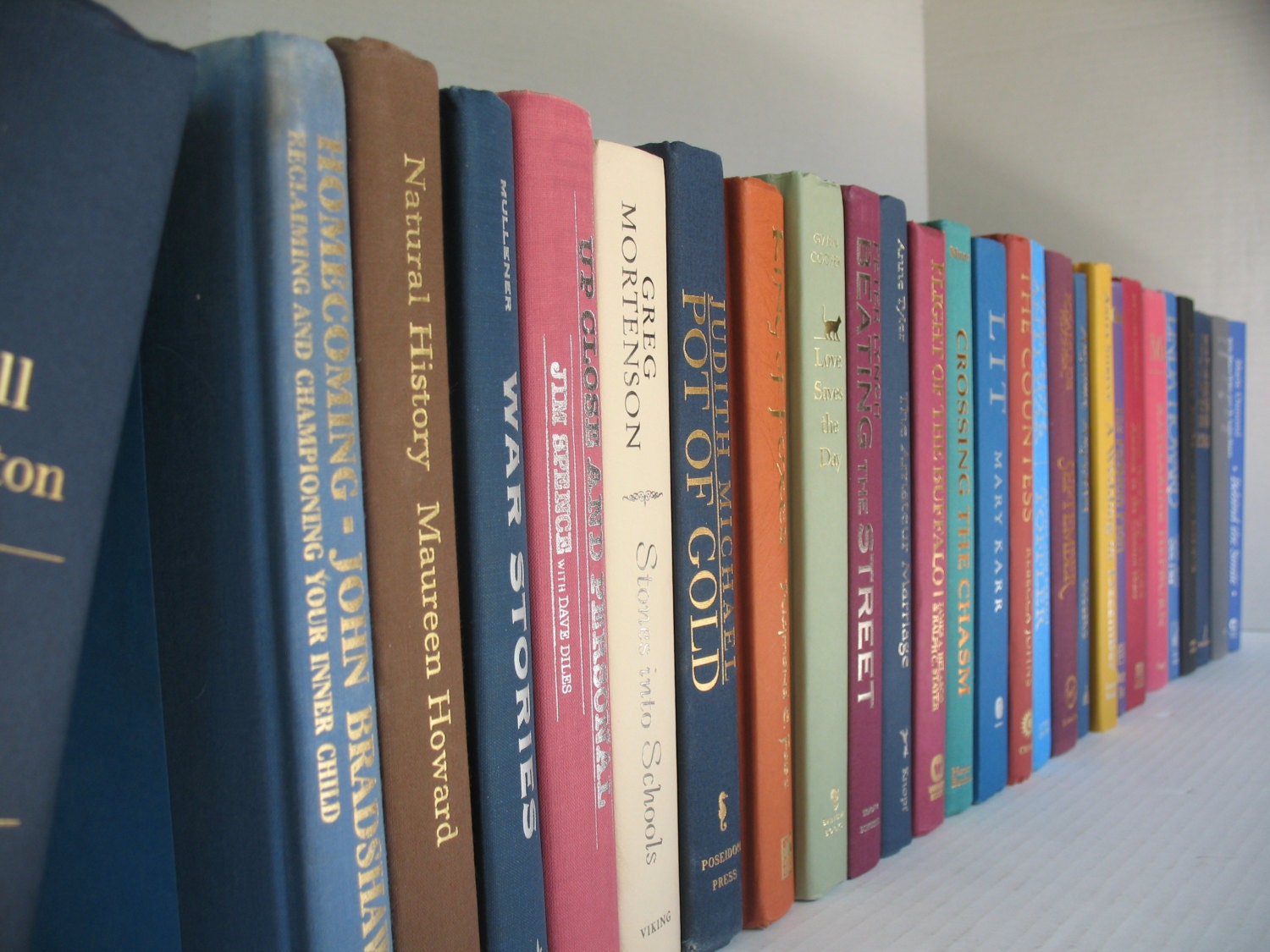 Eclectic lot of 28 decorative Books. Update your decor with