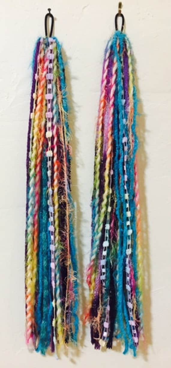 Rainbow Fairy Hair Falls / Yarn Hair / Hair Extensions