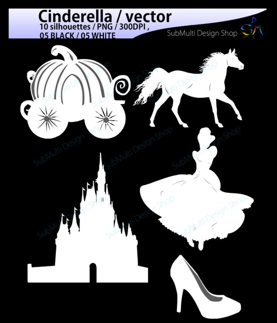 Download Cinderella / Cinderella silhouette / Cinderella clipart ...