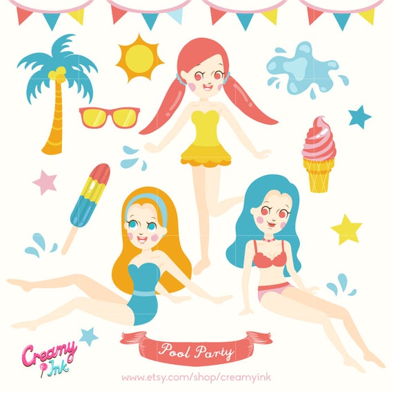 clipart summer party - photo #42