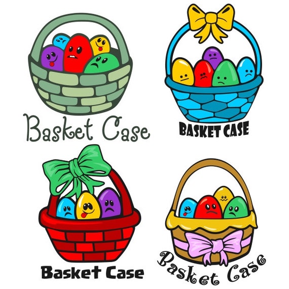 Download Easter Basket Case Egg Bow Cuttable Designs SVG DXF EPS use