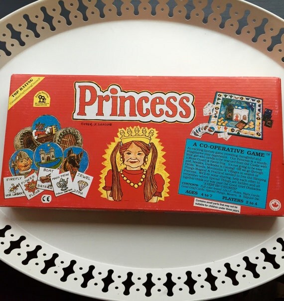 RESERVED Vintage Princess Board Game 1986 A Cooperative Game