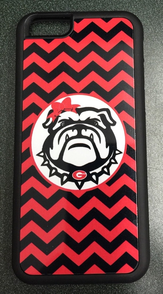 Chevron Georgia bulldogs iPhone case for 6 5 5s 5c 4 4s 6 plus