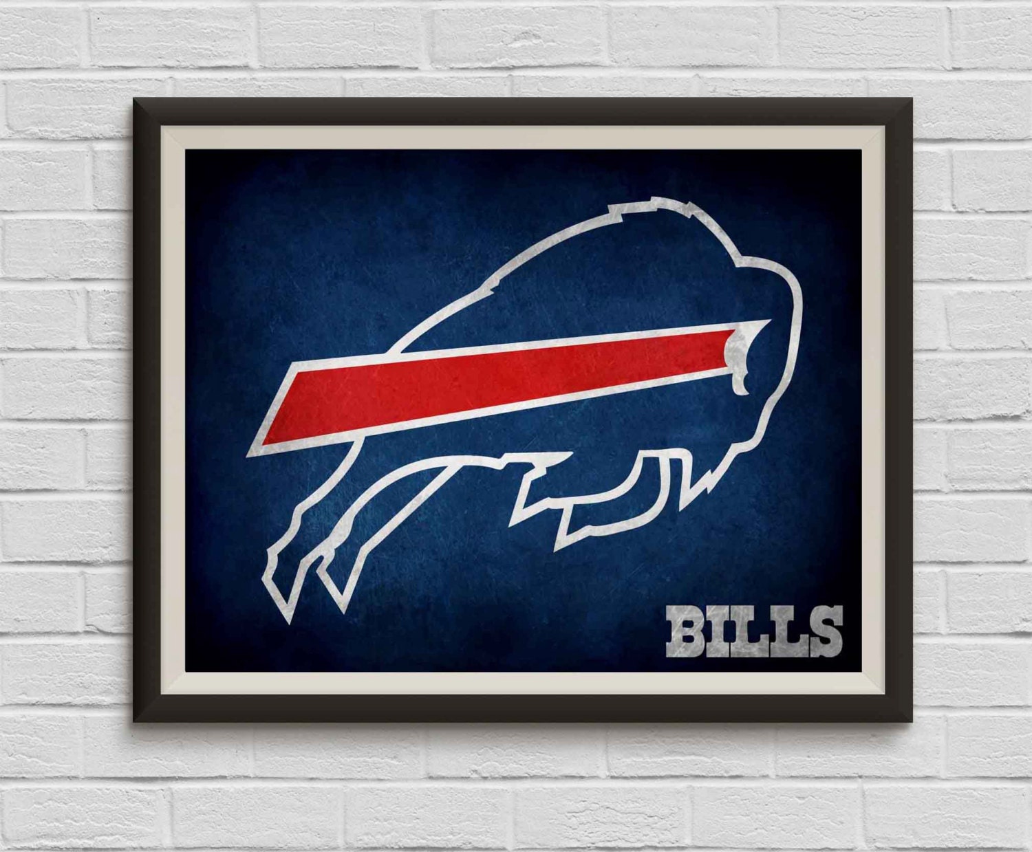 Buffalo Bills Art Print Buffalo Bills Poster by SportsDecorPrints