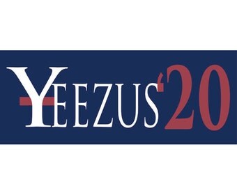 Kanye West President Vinyl Bumper Sticker - Yeezus 2020