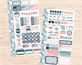 Fall in Love PERSONAL Kit (matte planner sticker, Filofax, Kikki K, Websters Pages, Color Crush)