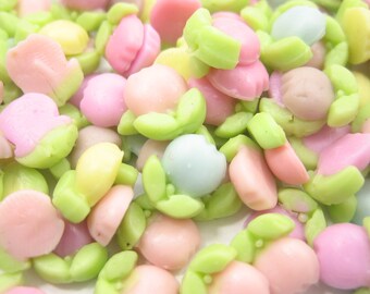 Dollhouse Miniature Food Lot 20 Iced Cookie Color Tulip Supply Deco Jewelry Charm - 8186