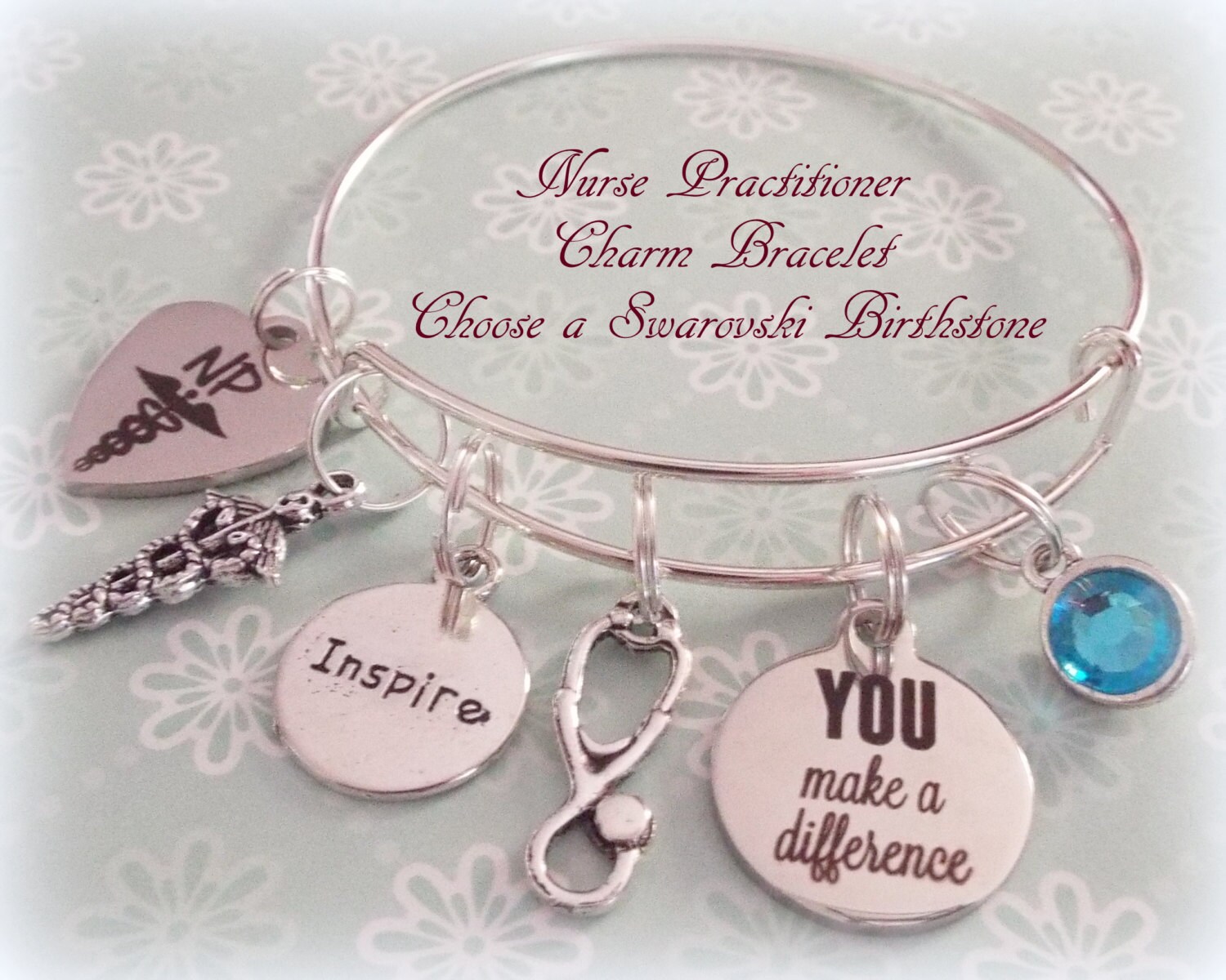 Nurse Practitioner Gift, Nurse Practitioner Graduation Gift, Personalized Jewelry, Personalized