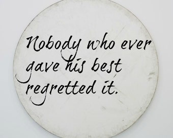 Items similar to They say a person needs just three thing to be truly