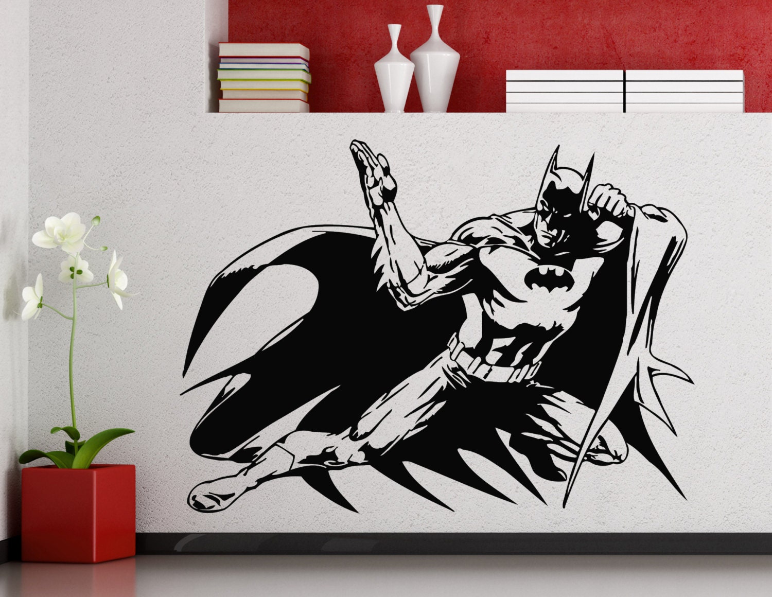 Batman Wall Sticker Dark Knight Superhero DC Marvel Comics