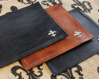 Leather Mouse Pad, leather mousepad, elegant personalized gift, personalized leather mouse pad, personalized leather mousepad, gift for him