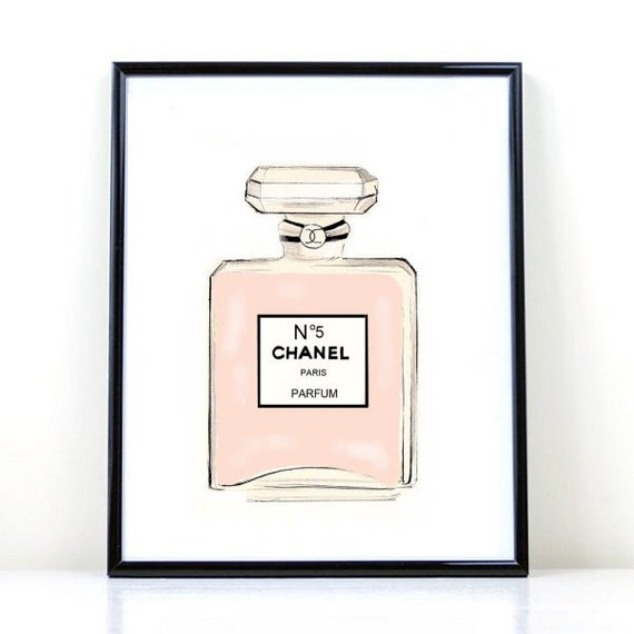 Coco Chanel Print Chanel Perfume Printable Coco by inthepinkprints