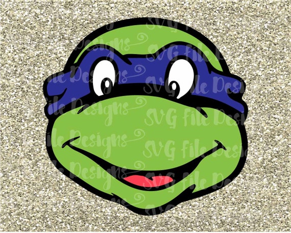 Teenage Mutant Ninja Turtle Leonardo Blue by SVGFileDesigns