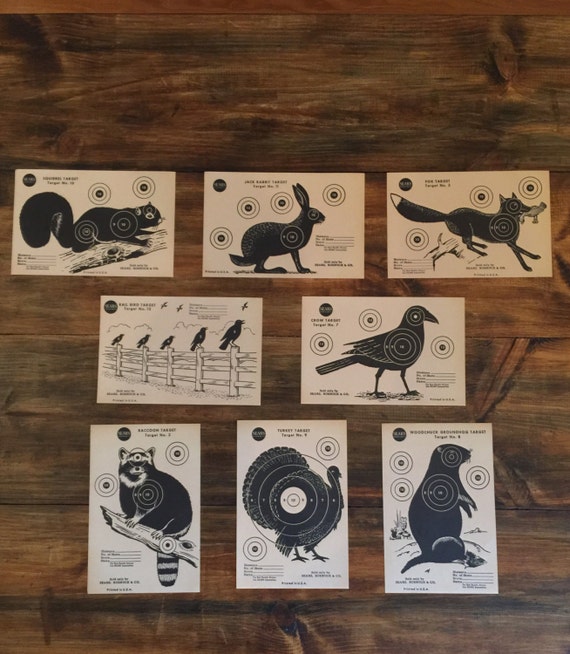 Items similar to Vintage shooting target 60's on Etsy