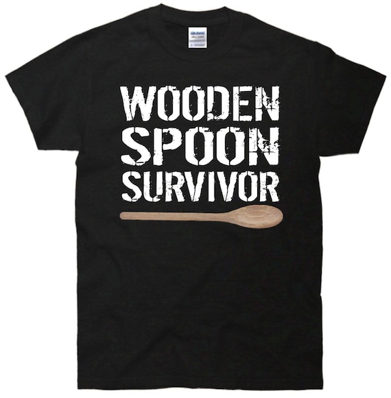 wooden spoon survivor t shirt